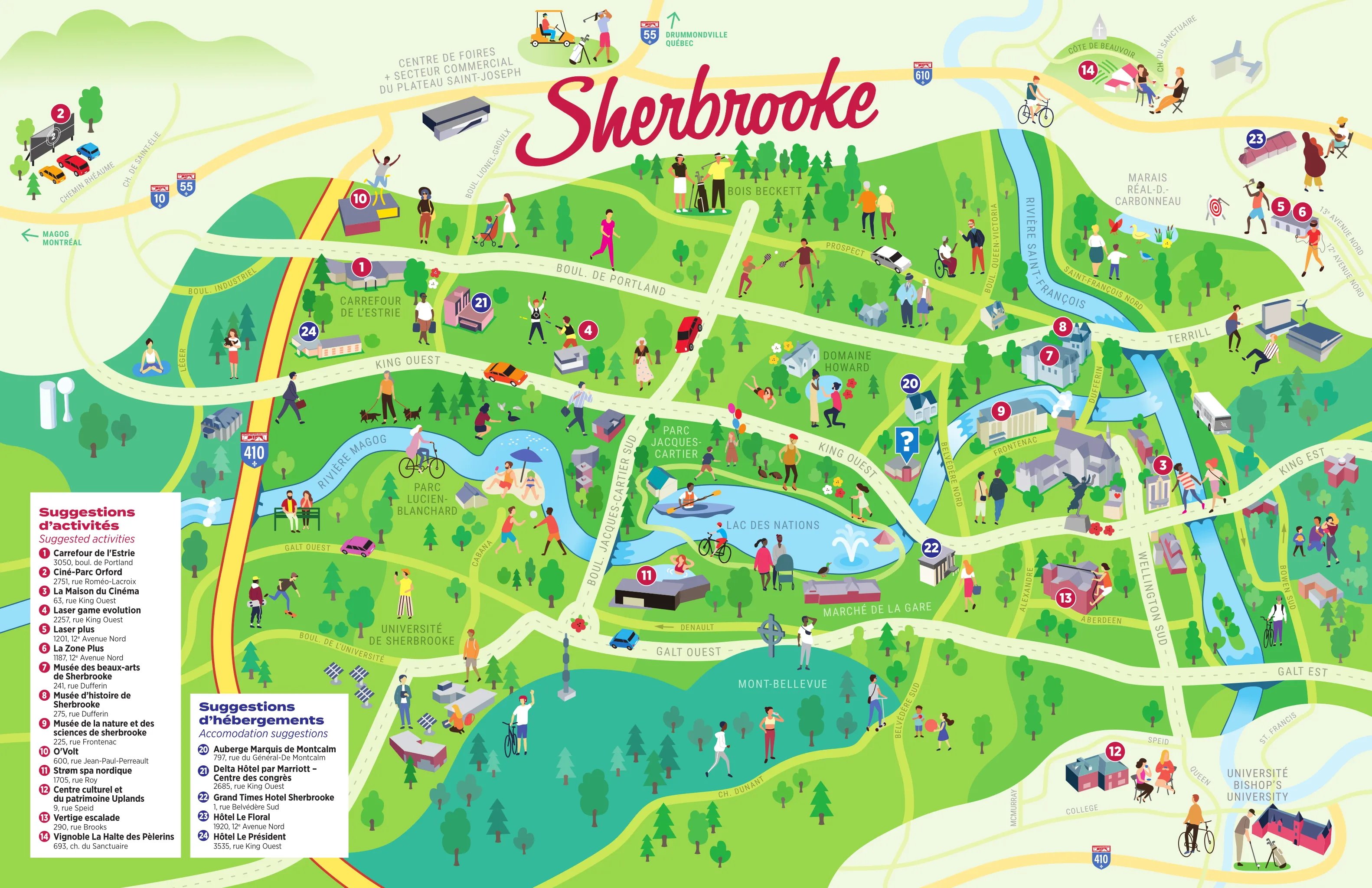 Sherbrooke map